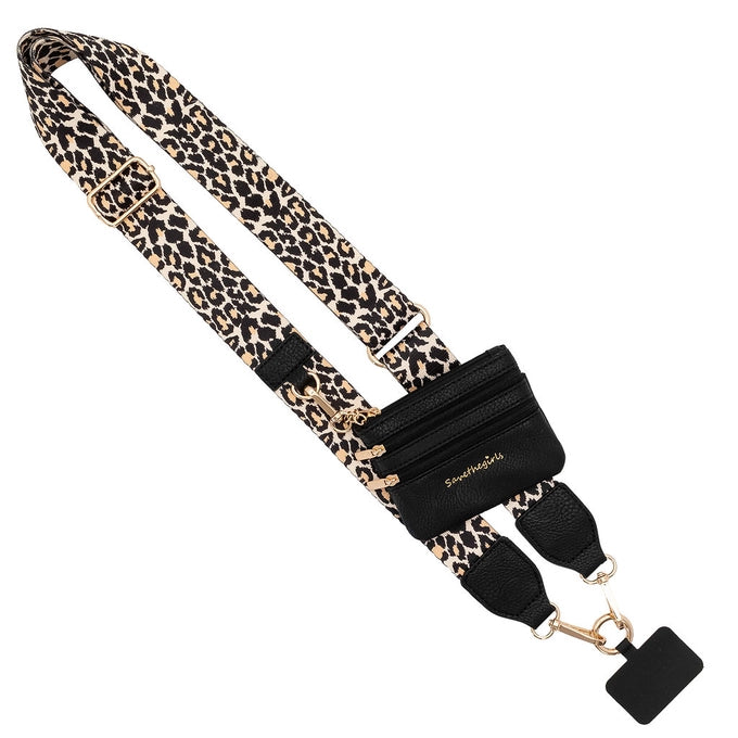 Clip & Go Crossbody Strap W/Zippered Pouch