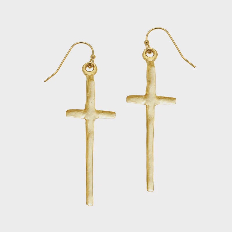 Tall Cross Earrings (1245)