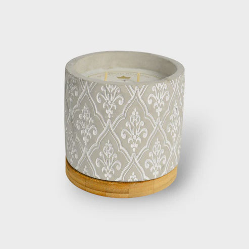 16 oz Damask Stone Candle