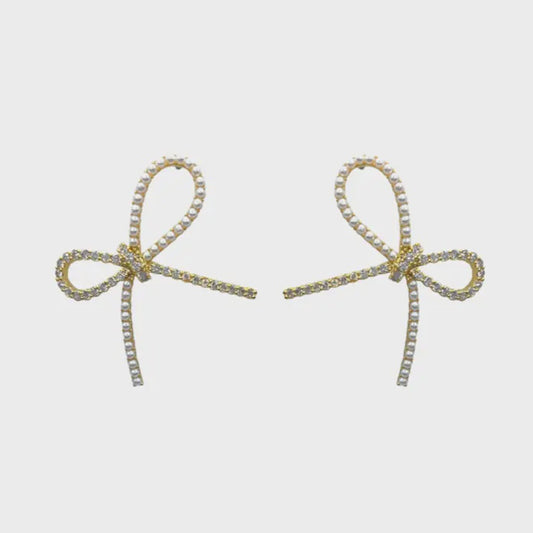 Rowan Ribbon Stud Earrings