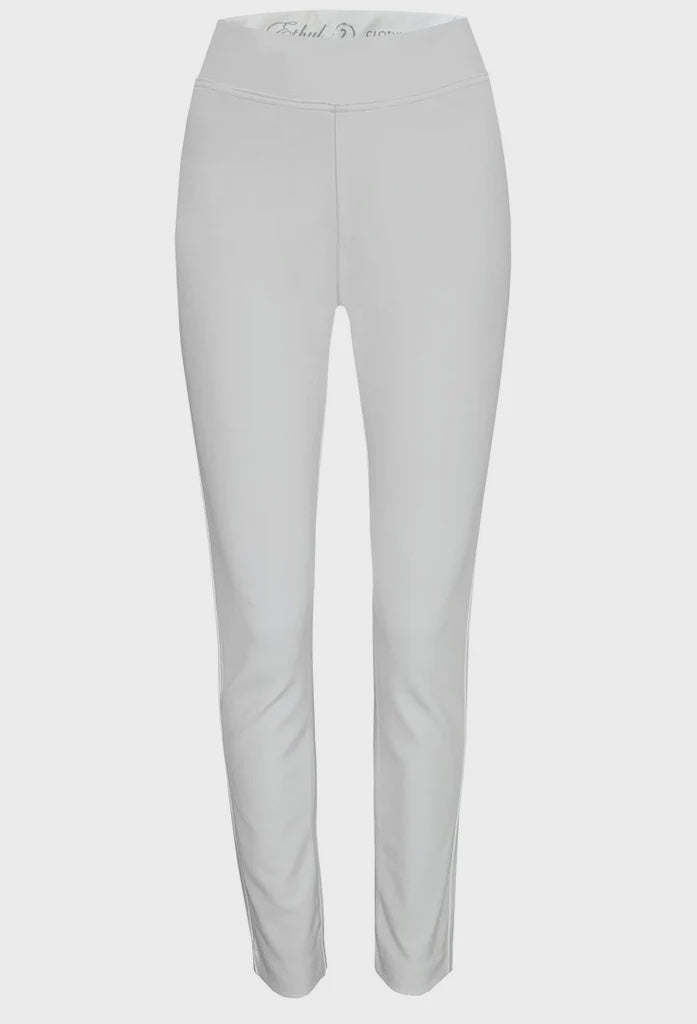 Ethyl "Status" Ponte Basic Legging (6558PWHT)