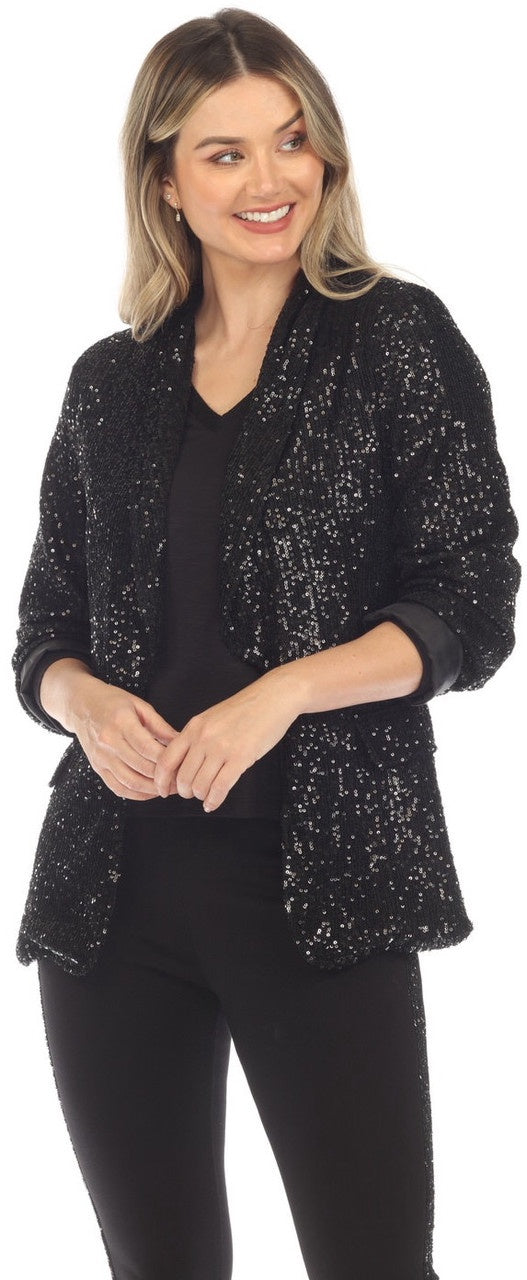 Flora Ashley Sequin Jacket (9636)