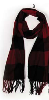 Rapti Contemporary Cashmere Plaid Oblong Scarf (CCS)