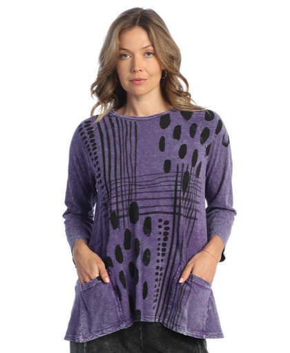 J&J Pur "Mix Match" Tunic Top