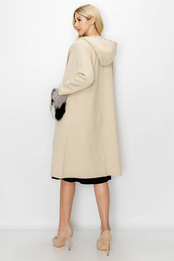 Joh. "Stella" Faux Fur Pockets Coat (52356SW)