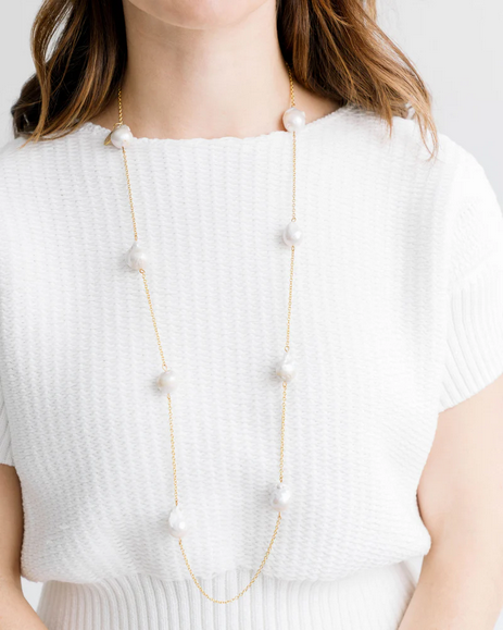 Baroque Pearl Layering Necklace (3206g)