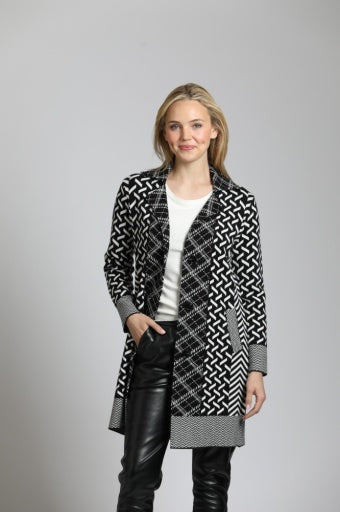 APNY Mixed Media Cardi Coat (SW136)